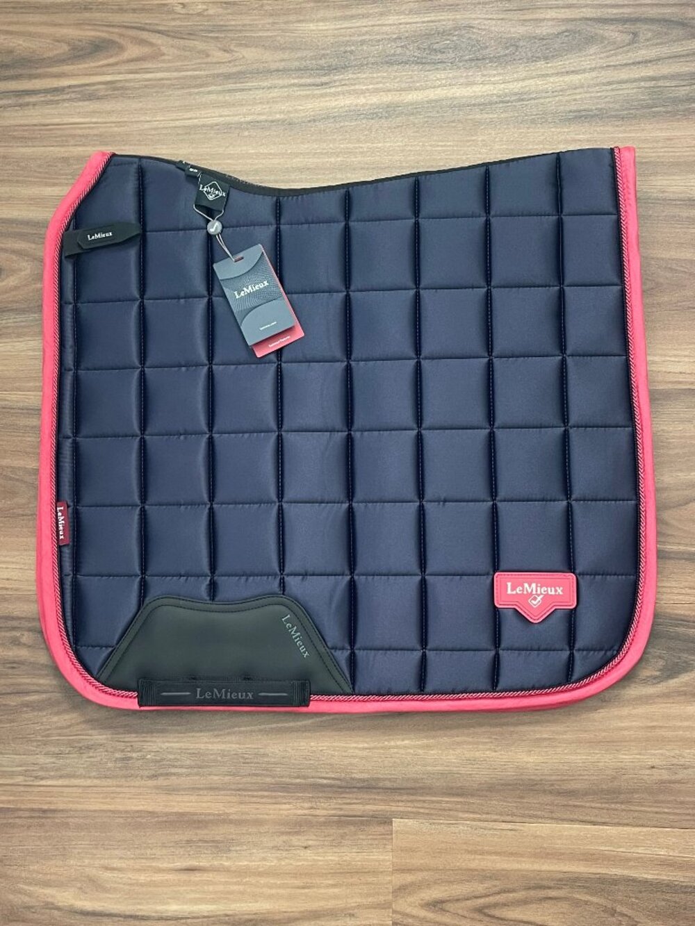 LeMieux - Loire Classic Dressage Saddle Pad Navy/Cranberry - Large